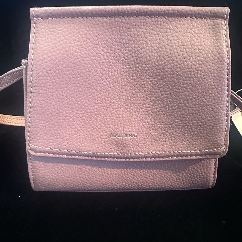 Matt and Nat Elegant Purplish Pink Crossbody Bag
